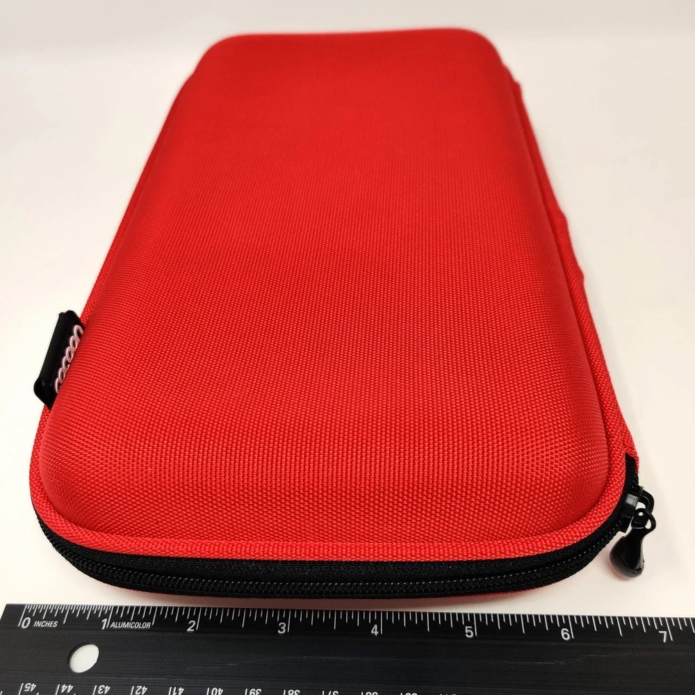 Cocoon Case w Grid It Insert Electronics Travel Case Red Zippered Business Trip